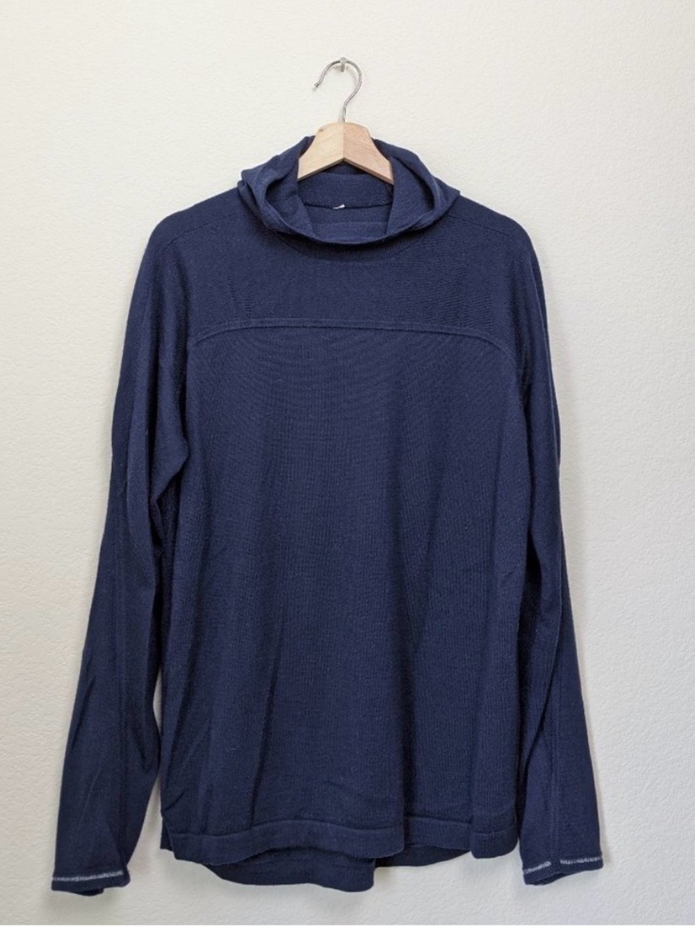 Lululemon Hoodie Sweatshirt Blue Men's Long Large